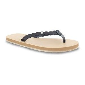 Hurley Women's size 10 Flip Flops Thong Sandals size 10 Black NEW
